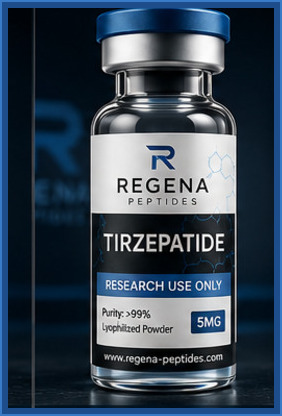 Tirzepatide research peptide reference vial