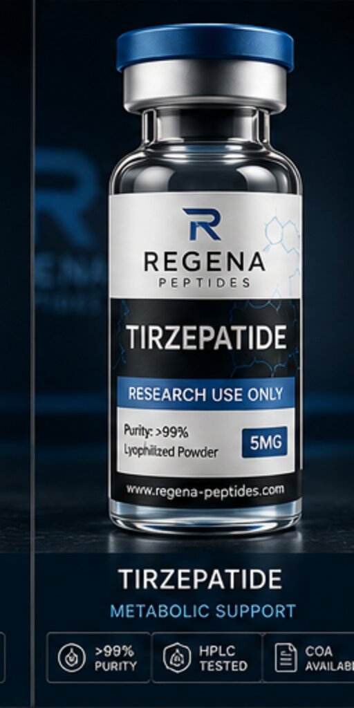 Tirzepatide research peptide reference vial