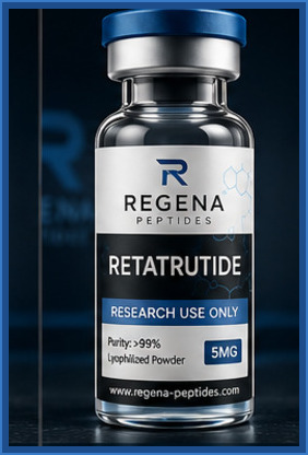 Retatrutide research peptide reference vial