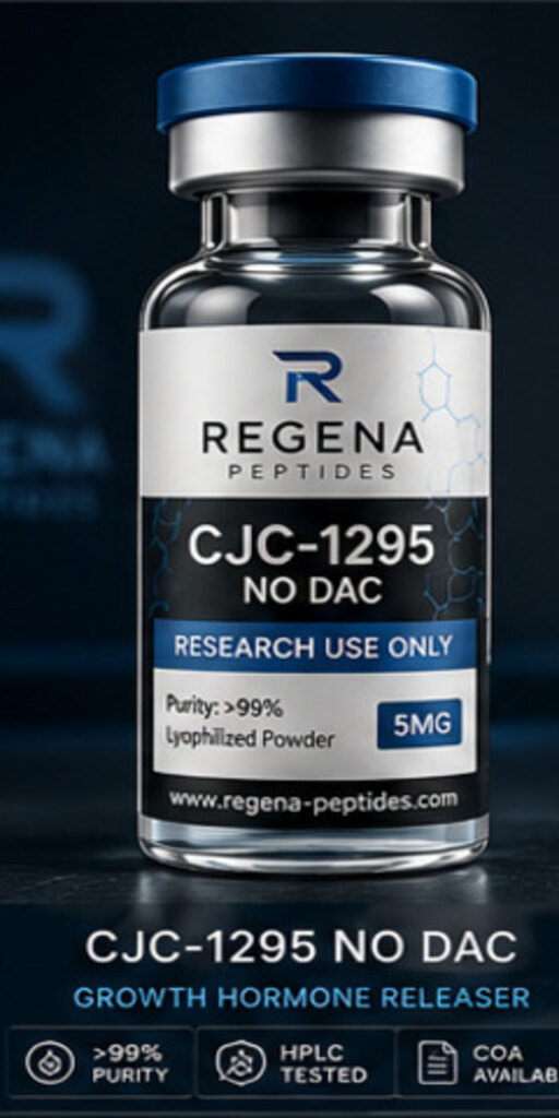 CJC-1295 NO DAC research peptide reference vial