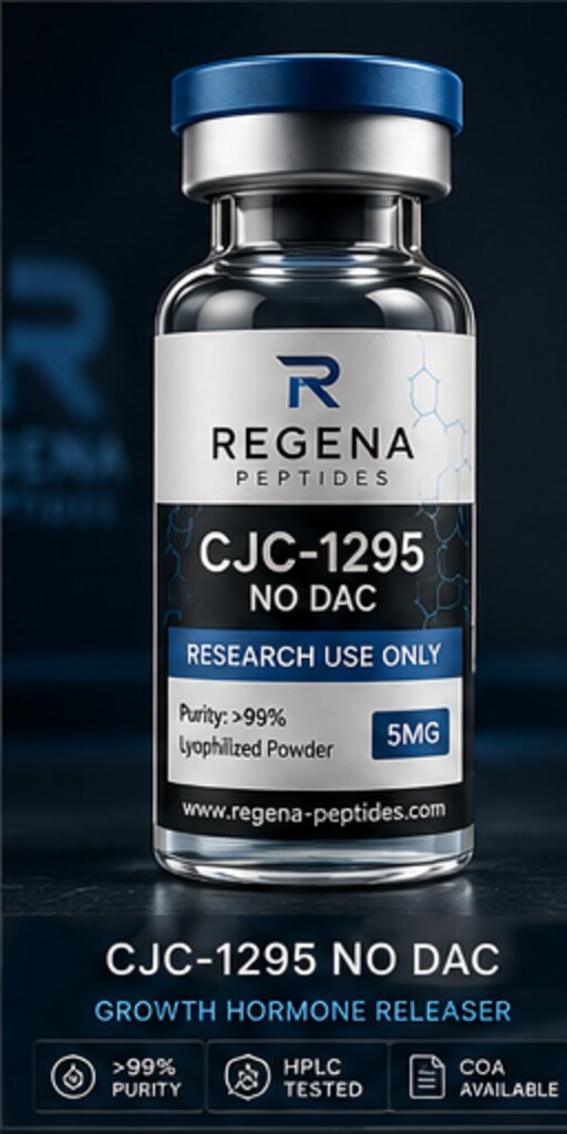 CJC-1295 NO DAC research peptide reference vial